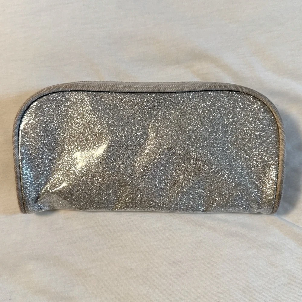 Silver Glitter Deluxe Pencil Pouch